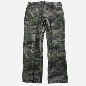 Mens Y2K Camouflage Nature Forest Mossy Oak Real Tree Style Streetwear Pants